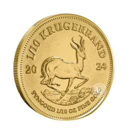 1/10 oz (3.11 g) gold coin Krugerrand, South Africa 2024