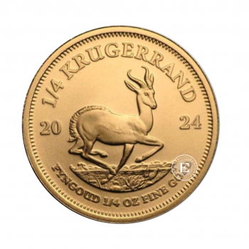 1/4 oz (7.78 g) auksinė moneta Krugerrand, Pietų Afrikos Respublika 2024