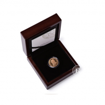 1/10 oz (3.11 g) auksinė PROOF moneta Krugerrand, Pietų Afrikos Respublika 2024 (su sertifikatu)