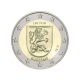 2 Eur moneta Kurzeme, Latvija 2017
