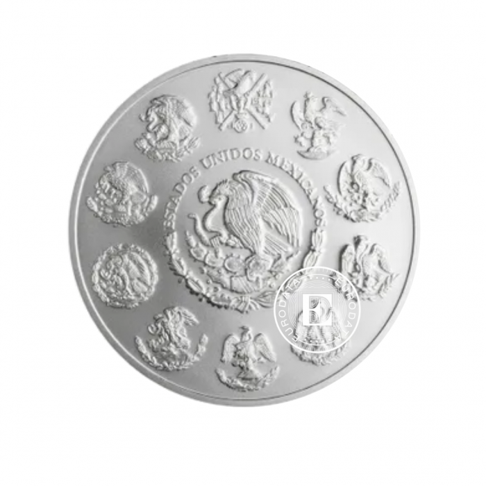 2 oz (62.20 g) Silbermünze Libertad, Mexiko 2023