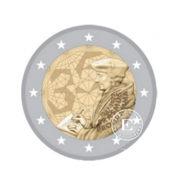  2 Eur pièce de Les 35 ans du programme Erasmus, Lettonie 2022