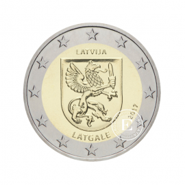  2 Eur pièce Latgale, Lettonie 2017