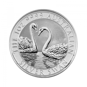 1 oz (31.10 g) sidabrinė moneta Gulbė, Australija 2022