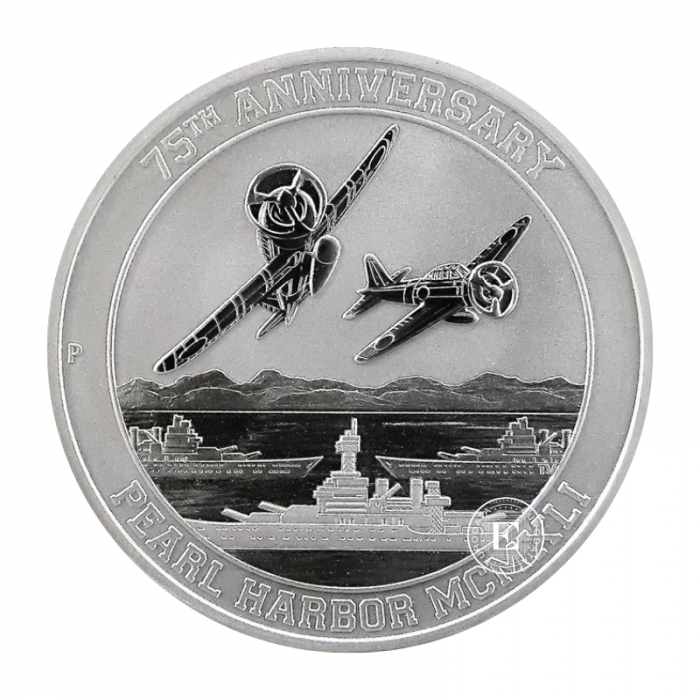 1 oz (31.10 g) silbermünze Zero Fighters, Tuvalu 2016