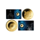 1/1000 oz auksinė moneta kortelėje Zodiac -  Liūtas, Čadas