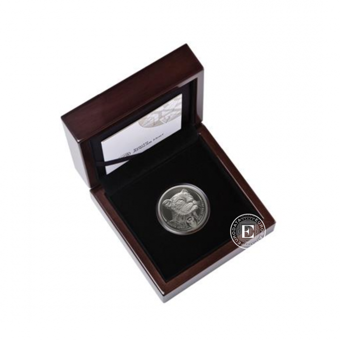 1 oz (31.10 g) platininė PROOF moneta Didysis penketas - Leopardas, Pietų Afrikos Respublika 2023 (su sertifikatu)