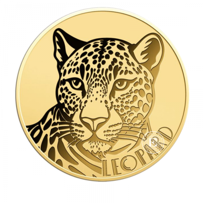 1/1000 oz  złota moneta Leopard, Czad