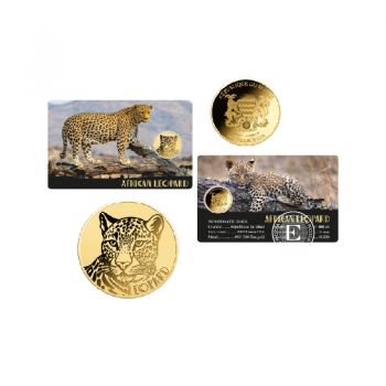 1/1000 oz  złota moneta Leopard, Czad