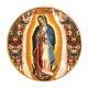1 oz (31.10 g) sidabrinė spalvota moneta Libertad - Santa Guadalupe, Meksika 2024 (paauksuota)