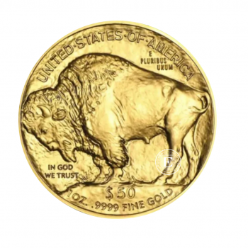 1 oz (31.10 g) auksinė moneta Buivolas, JAV 2024