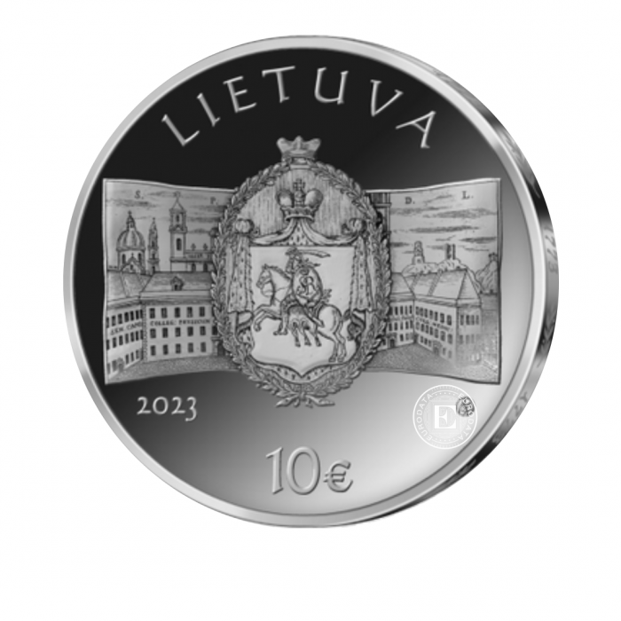  10 Eur (23.30 g) pièce PROOF de argent 250th anniversary of the Education Commission of the Republic of Both Nations, Lituanie 2023
