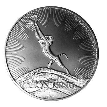 1 oz (31.10 g) sidabrinė moneta Disney - Liūtas karalius, Niujė 2020