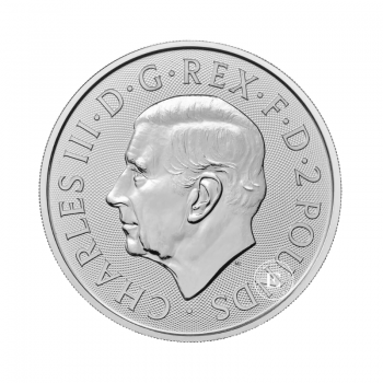 1 oz (31.10 g) sidabrinė moneta Britų liūtas ir Amerikos erelis, Didžioji Britanija 2024