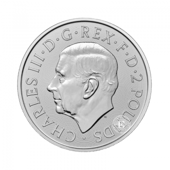 1 oz (31.10 g) sidabrinė moneta Britų liūtas, Didžioji Britanija 2026