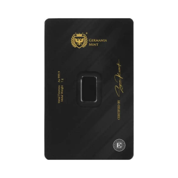 1 g investicinio aukso luitas, Germania Mint 999.9