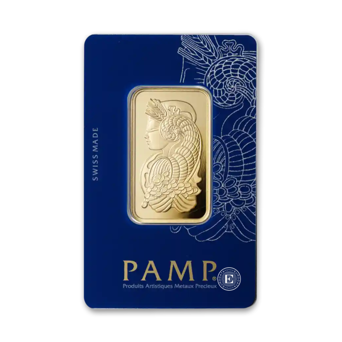1 oz (31.10 g) investicinio aukso luitas Fortuna, PAMP 999.9