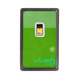 1 g investicinio aukso luitas Green Gold, Valcambi 999.9