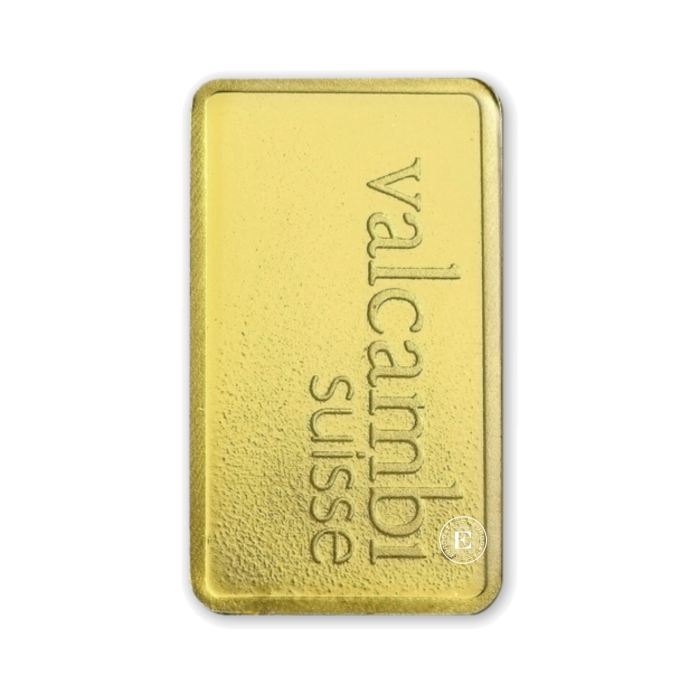 2,5 g Valcambi Goldbarren 999.9