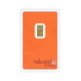 1 g gold bar Valcambi 999.9