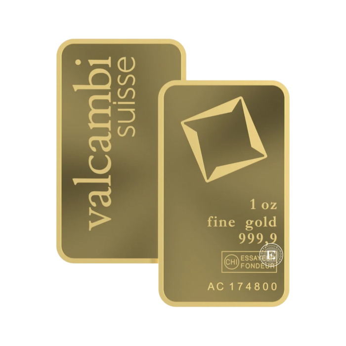 1 oz (31,1 g) Valcambi Goldbarren 999.9