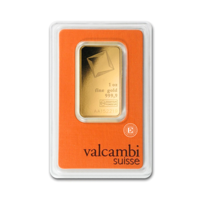1 oz (31,1 g) Valcambi Goldbarren 999.9