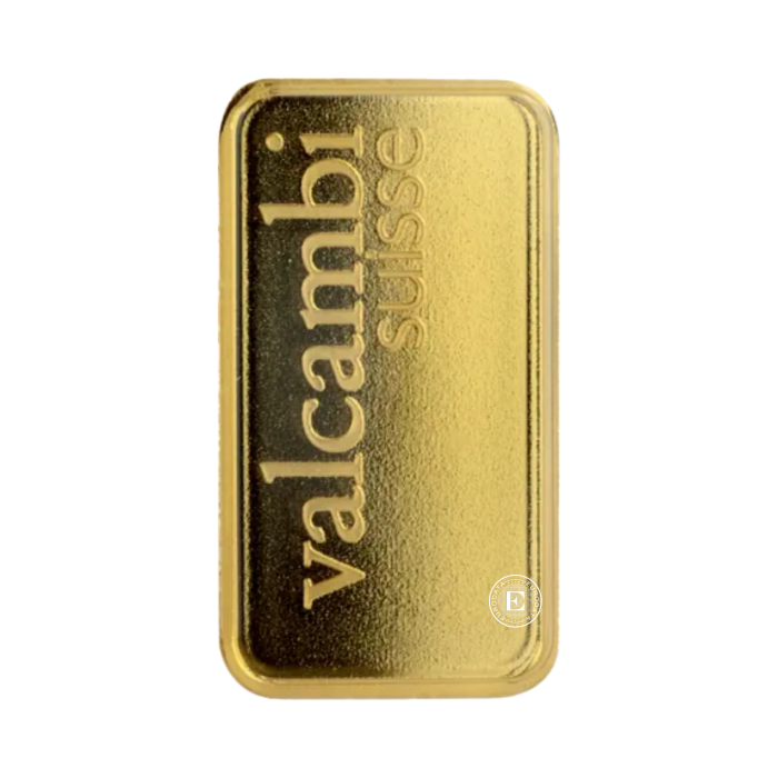 1/2 oz (15.55 g) investicinio aukso luitas Valcambi 999.9