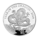 1 oz (31.10 g) sidabrinė PROOF moneta Lunar UK - Drakonas, Didžioji Britanija 2024 (su sertifikatu)