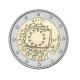 2 Eur coin 30th anniversary of the EU flag, Malta 2015