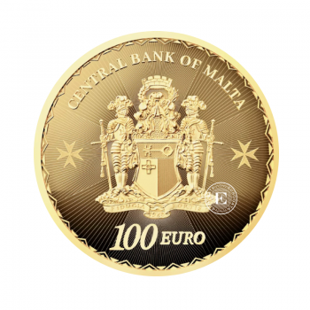 1 oz (31.10 g)  złota moneta Maltese Cross, Malta 2024