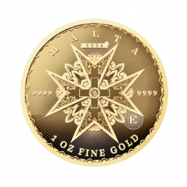 1 oz (31.10 g)  złota moneta Maltese Cross, Malta 2024