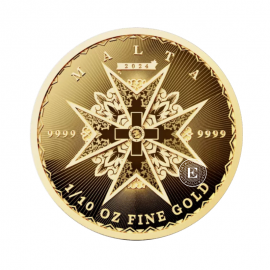 1/10 oz (3.11 g) gold coin Maltese Cross, Malta 2024