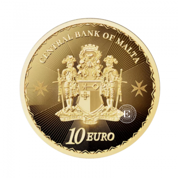 1/10 oz (3.11 g) złota moneta Maltese Cross, Malta 2024