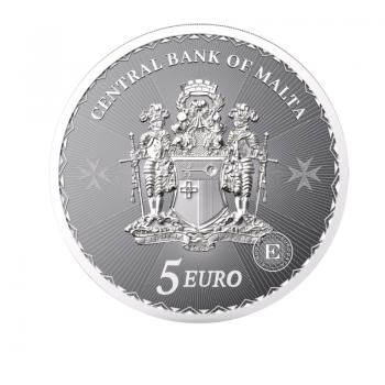 1 oz (31.10 g)  srebrna moneta Maltese Cross, Malta 2024