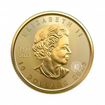 1/4 oz (7.78 g) gold coin Maple Leaf, Canada 2023