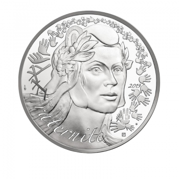20 Eur (18 g) srebrna PROOF moneta Marianne, Francja 2019 (z certyfikatem)