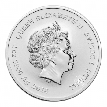 1 oz (31.10 g) sidabrinė moneta Marvel Black Panther, Tuvalu 2018
