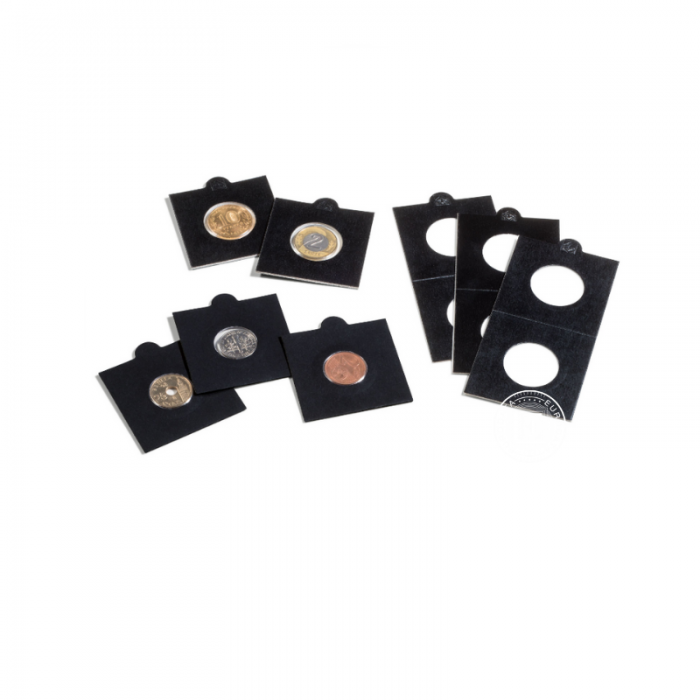 MATRIX black coin holder package, Leuchtturm (100 pcs.)
