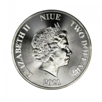 1 oz (31.10 g) Silbermünze Tree of Life, Niue 2021