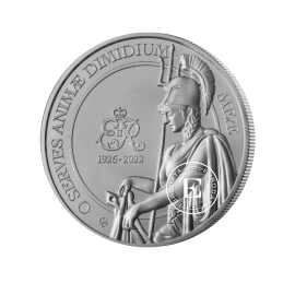 1 oz  (31.10 g) pièce d'argent The Queen Elizabeth II Memorial, St. Hélène 2023 