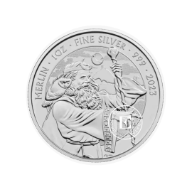 1 oz (31.10 g)  Silbermünze Mythen und Legenden - Merlin, Großbritannien 2023 