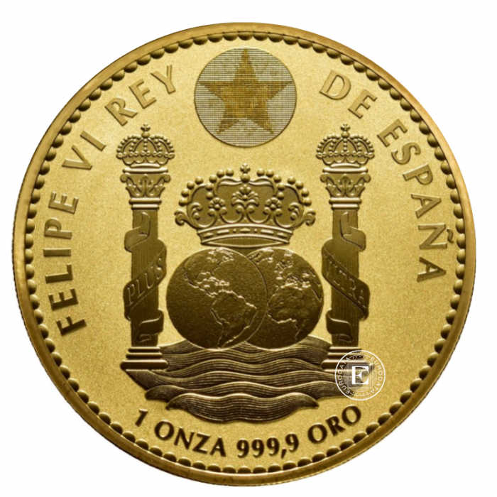 1 oz (31.10 g) złota moneta Brown bear, Hiszpania 2025