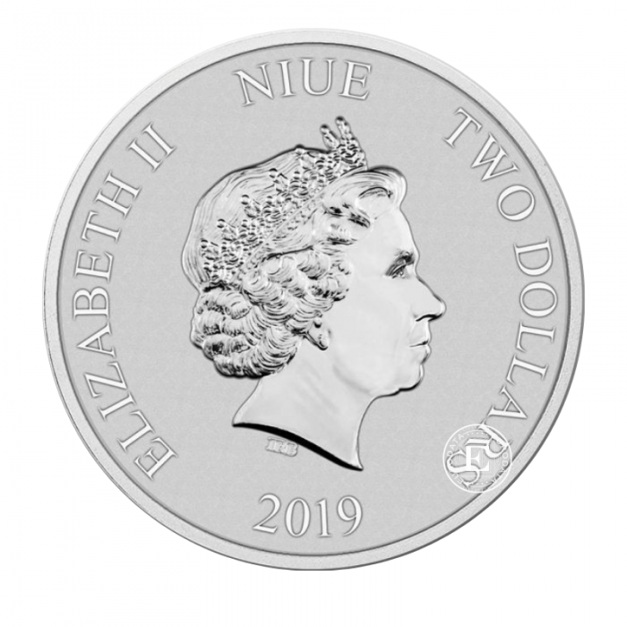 1 oz (31.10 g) sidabrinė moneta Disney - Mickey Mouse Fantasia, Niujė 2019