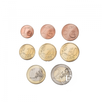 Euro coin set Mix Years from 1 cent to 2 euros, Andorra (Mix years)