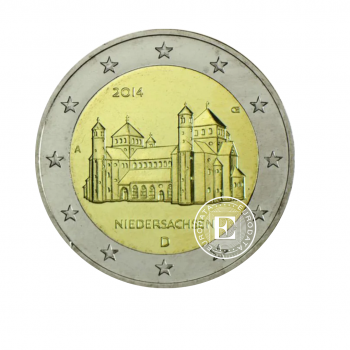 2 Eur moneta Šv. Mykolo bažnyčia - A, Vokietija 2014