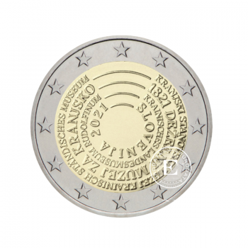 2 Eur moneta Nacionalinis muziejus, Slovėnija 2021