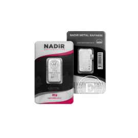 20 g lingot d'argent NADiR 999.0