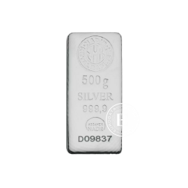 500 g sidabro luitas Nadir Metal Rafineri 999.9