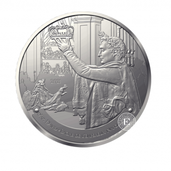 50 Eur (155.5 g) Silbermünze PROOF Museum of the Louvre - Napoleon, Frankreich 2021 (mit Zertifikat)