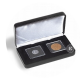 Nobile Quadrum Mini for 2 coins, Leuchtturm (black)